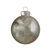 Northlight 40ct Shiny and Matte Silver Glass Ball Christmas Ornaments 2.5" - 3 of 4