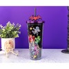 Silver Buffalo Care Bears x Universal Monsters 24-Ounce Carnival Cup With Lid and Straw Topper - 4 of 4