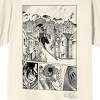 Attack On Titan Hange Manga Panels Crew Neck Short Sleeve Natural Men's T-shirt - 2 of 3
