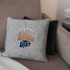 NCAA UTEP Miners 16" Heather Gray Sweatshirt Pillow - 3 of 4