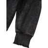 Amaryllis Women’s Long Sleeve Textured Waffle Knit Patchwork Pullover Contrast Washed Casual Fit Raw Hem - 3 of 4
