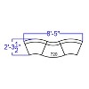 Flash Furniture HERCULES Alon Series LeatherSoft Reception Configuration, 3 Pieces - 2 of 4