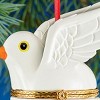 Collections Etc Hand Painted Trinket Christmas Ornaments with Opening Compartment for Small Gifts - 4 of 4