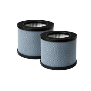 Nispira JH01 MK01 3-in-1 HEPA Filter Replacement For Air Purifier AROEVE MK01, ALROCKET JH06, Elechomes EPI081 EP1081, 2 Packs - 1 of 4