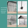 57" Spacious Bird Cage w/Rolling Stand - Large Parrot Cage for Cockatiels & Conures, UV-Resistant & Easy Assemble - 4 of 4
