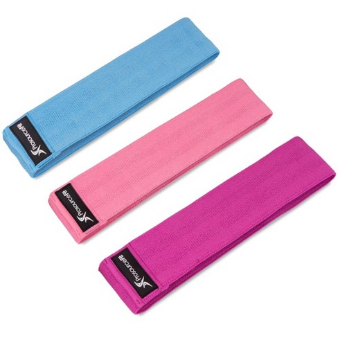 Prosourcefit Fabric Loop Resistance Band Set Blue pink purple Target