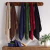 Arkwright True Color Bath Towels - (Pack of 6) Lightweight Absorbent Bathroom Towel, Quick Dry Linen, 25 x 52 in - 3 of 4