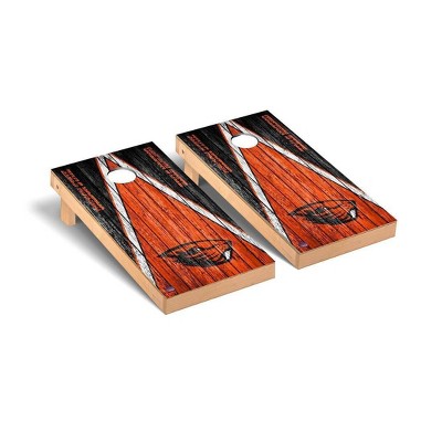 NCAA Oregon State Beavers Premium Cornhole Board Triangle Weathered Version