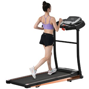 BestParts Folding Treadmill – 2.5 HP Brushless Motor, 7.5 MPH, 300 lbs Capacity, Incline & LED Display - 1 of 4