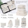Travel Spinner Luggage Set with TSA Lock Expandable Hardside Suitcases 16" 20" 24" 28" and Tote Bag - Cuddlewood - 3 of 4