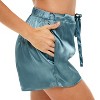 ADR Lady Boxers, Pack of 3 Women's Satin Boxers Sleep Shorts - 4 of 4