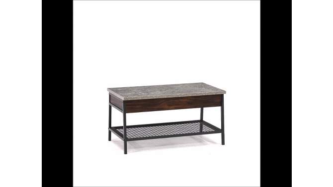 Market Commons Lift Top Coffee Table Walnut - Sauder, 2 of 14, play video