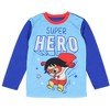 Seven Times Six Ryan's World Boys' Super Hero Long Sleeve Shirt Plush Pants Pajama Set Multicoloured - 2 of 4