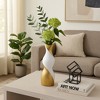 Decorative Ceramic Vase - Complements Living Room, Office, and Bedroom - Perfect Flower Vase for Table Accent and House Decor - 3 of 4