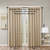 PAGED Jacquard Lined Blackout Curtain Panel with Total Blackout Rod Pocket and Back Tab, Darkening Privacy for Living Room - 2 of 4