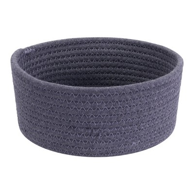 Unique Bargains Handcrafted Odorless Cotton Rope Chic Appearance Storage Basket 1 Pc