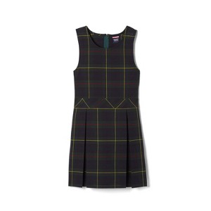 French Toast School Uniform Girls Plaid Box Pleat Jumper - 1 of 3