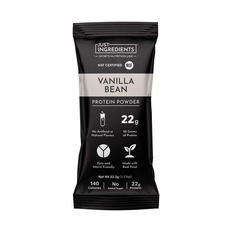 Just Ingredients Vanilla Bean sample pack