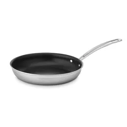 Cuisinart Classic MutliClad Pro 10" Stainless Steel Tri-Ply Skillet MCP22-24N - Silver