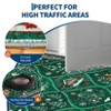 Christmas Area Rug, Xmas Theme Print Throw Carpet with Non Slip Backing, Low Pile Stain Resistant Floor Carpet for Living Room, Bedroom - 4 of 4