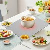 LunaLulinlk Coffee Maker Mat, Absorbent Rubber Backed Dish Drying Mat for Kitchen, 19 x 16", Gray - 3 of 4