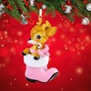Polarx 4.0 Inch Baby Deer In Pink Boot Christmas Tree Ornament , Christmas Decor Baby's First Christmas (1PC) - 2 of 4