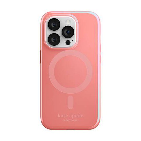 Kate Spade New York Apple iPhone 14 Pro Protective Case with MagSafe -  Grapefruit Soda