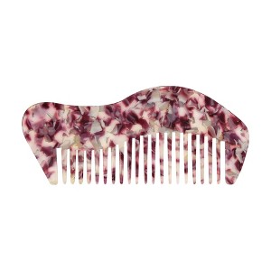 Unique Bargains Portable Special Shape Hair Comb 1 Pc - 1 of 4