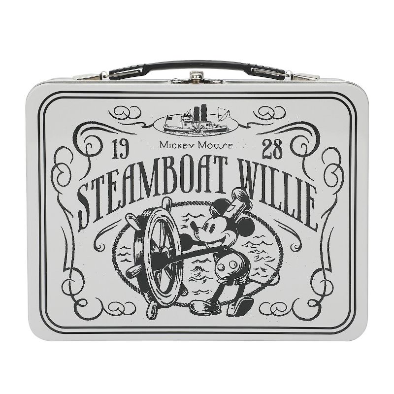 Disney Steamboat Willie Gray Tin Tote, 1 of 7