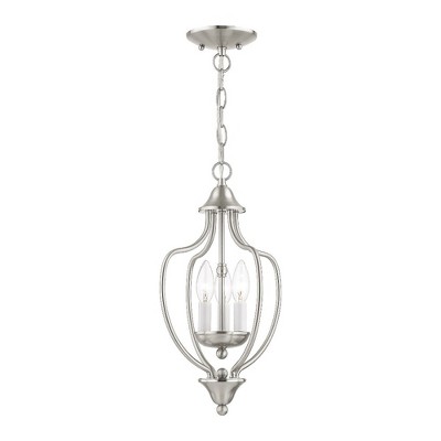 Bronze 3-Light Mini Chandelier with Candelabra Base