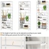 Aheaplus 6-Tiers Adjustable Bamboo Bookshelf, Freestanding Display Storage Shelf - 4 of 4