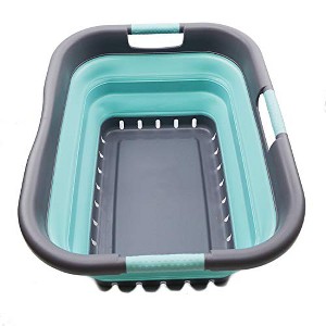 SAMMART 41L (10.8 gallon) Collapsible Plastic Laundry Basket - 1 of 4