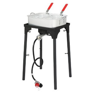 Karl Home Double Fryer With 2 Baskets Propane Burners For Outdoor Cooking - 1 of 4