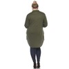 Plus Size Stretchy Tunic -White Mark - 4 of 4