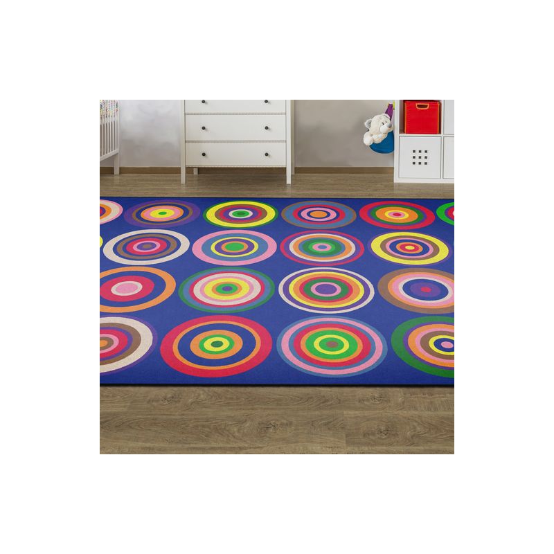 Flagship Carpets Color Rings Area Rug, 1 of 7