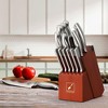 Knife Set, imarku 15 Pieces German Stainless Steel Knife Block Set with Built-in Sharpener, Kitchen Knives Set with Block - 4 of 4