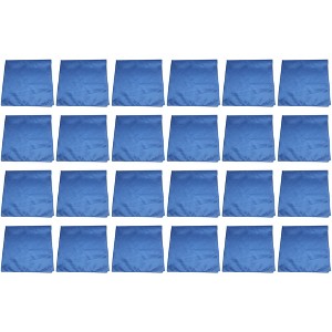 24 Pack Solid Polyester Bandanas Bulk Set for Crafts Costumes or Teams - 1 of 4