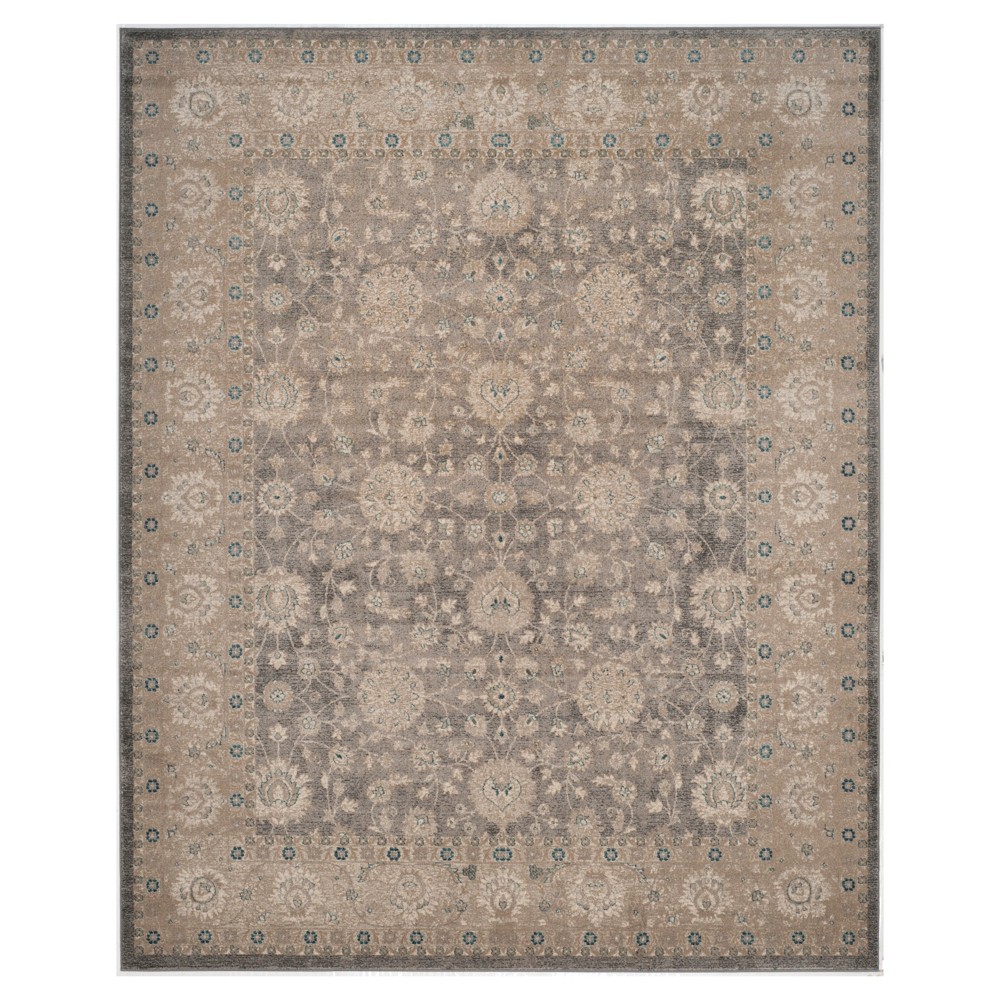 Light Gray/Beige Solid Tufted Area Rug - (9'x12') - Safavieh