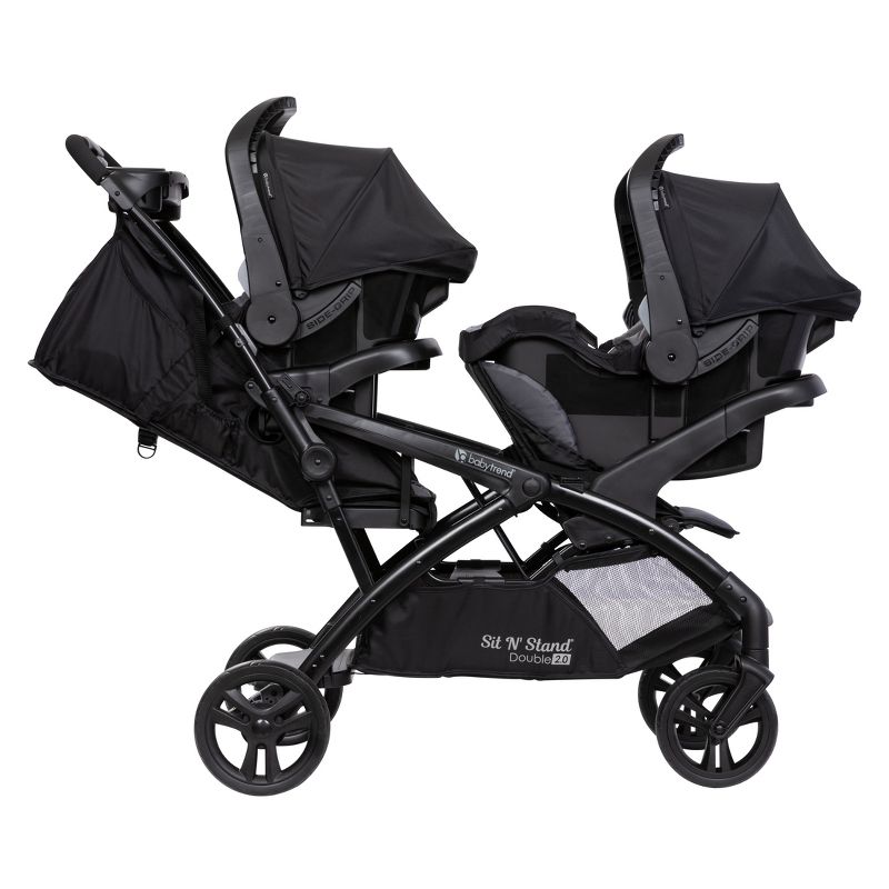 Baby Trend Sit N&#39; Stand Double 2.0 Stroller - Madrid Black, 6 of 16