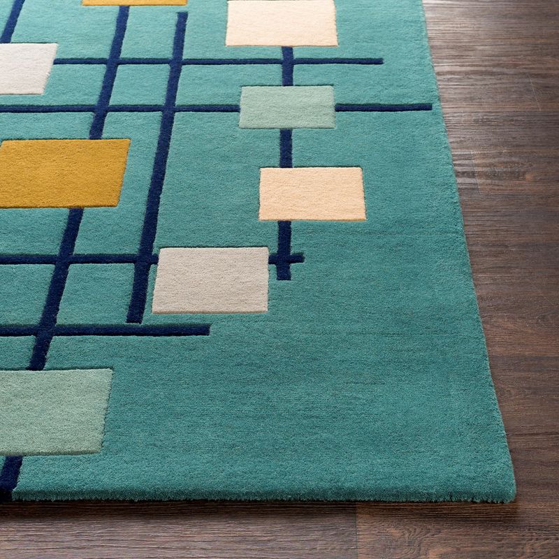 Mark & Day Charlo Tufted Indoor Area Rugs Teal, 4 of 9