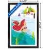 Trends International Disney The Little Mermaid - Ariel with Castle Framed Wall Poster Prints - 3 of 4