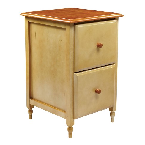 Country Cottage Buttermilk File Cabinet Cherry Osp Home Furnishings Target