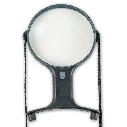 Magnifying Glass with Light and Stand, Hands Free Handheld 6X