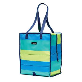 Packit Freezable Grocery Tote - Fresh Stripe