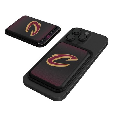 Keyscaper NBA Eastern Conference Teams Linen Black Magnetic Credit Card Wallet
