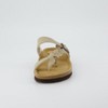 CUSHIONAIRE Women's Libby Cork footbed Sandal with +Comfort and Wide Widths Available, - 3 of 4