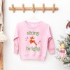 The Juniper Shop Shine Bright Deer Toddler Graphic Sweatshirt - 2 of 2