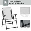 PAGED Folding Tanning Chairs Portable Lounge Chair Outdoor with Soft Cotton-Padded Seat for Camping, Beach - 3 of 4