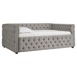 Darlington Tufted Daybed - Queen - Smoke - Inspire Q, Grey