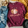 Simply Sage Market Women's Graphic Sweatshirt Hello Pumpkin Colorful Stars - 2 of 2